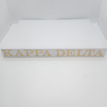 White Linen Memory Book- Kappa Delta