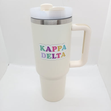 Metal Tumbler with Magnet- Kappa Delta