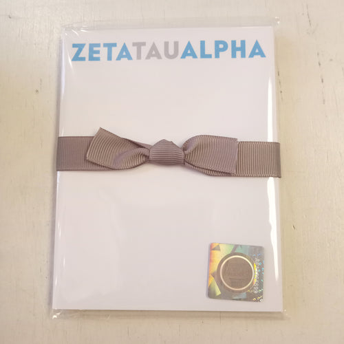 Bright Mini Notepad- Zeta Tau Alpha