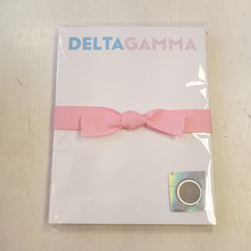 Bright Mini Notepad- Delta Gamma