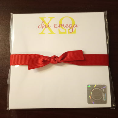 Doodle Notepad- Chi Omega