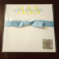 Doodle Notepad- Delta Delta Delta
