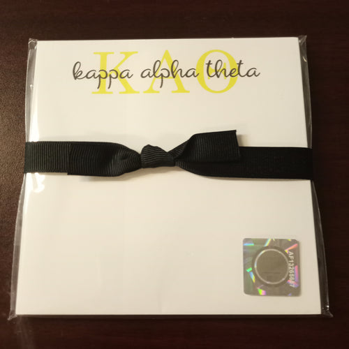 Doodle Notepad- Kappa Alpha Theta
