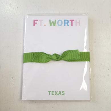 Fort Worth Mini Notepad
