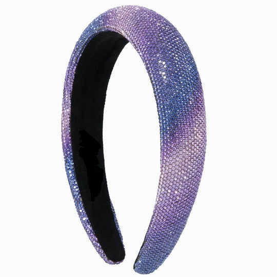 Youth Rhinestone Headband- Purple Ombre