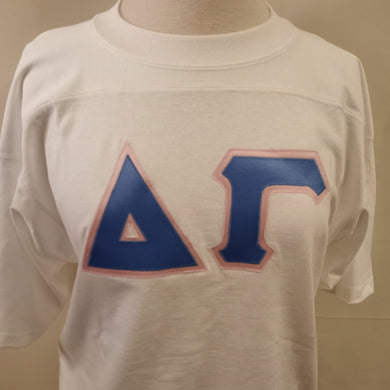 Stitch Jersey Shirt- Delta Gamma