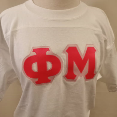 Stitch Jersey Shirt- Phi Mu