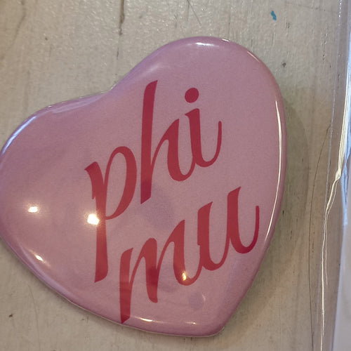 Heart Button- Phi Mu