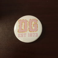 Varsity Greek Button- Delta Gamma
