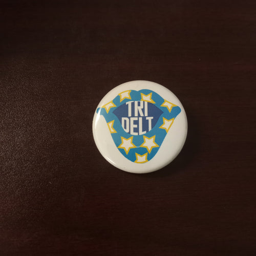 Lips Button- Delta Delta Delta