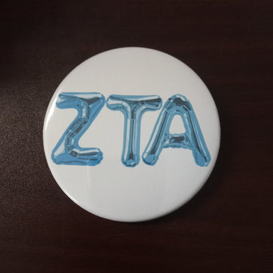 Balloon Button- Zeta Tau Alpha