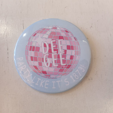 Disco Ball Button- Delta Gamma