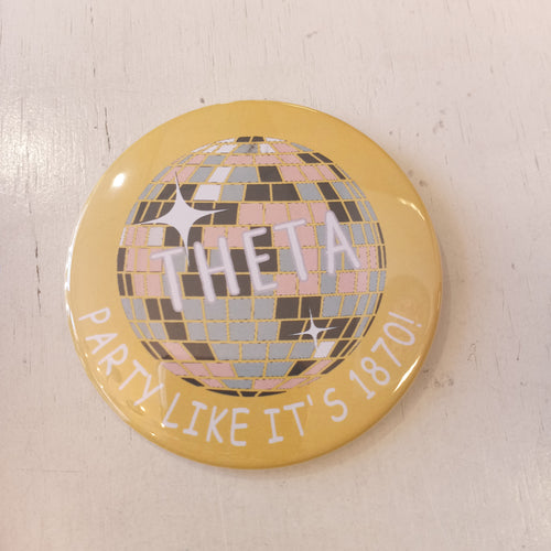 Disco Ball Button- Kappa Alpha Theta