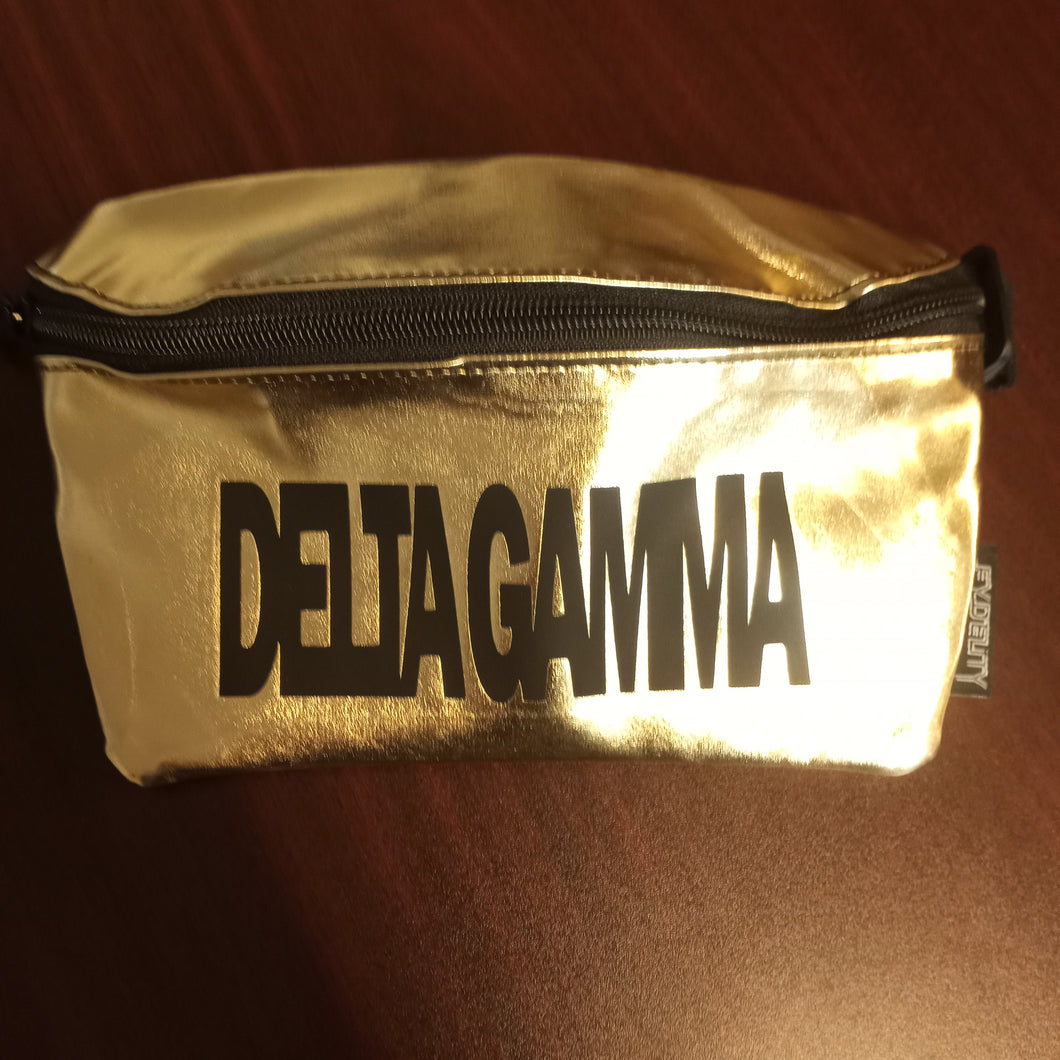 Gold Fanny Pack - Delta Gamma