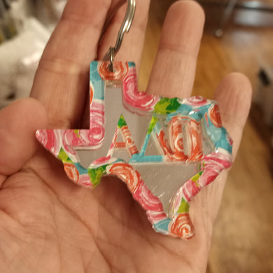 Texas Keychain - Alpha Delta Pi