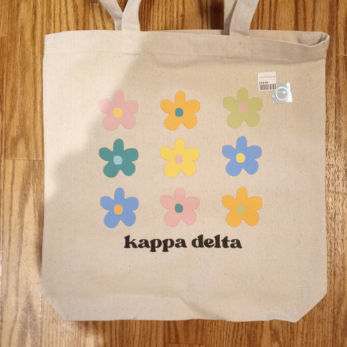Flower Tote- Kappa Delta
