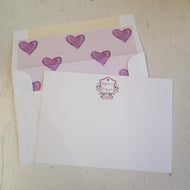 Lined Envelope Notecards - Sigma Kappa