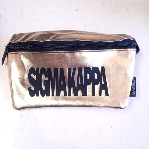 Gold Fanny Pack - Sigma Kappa