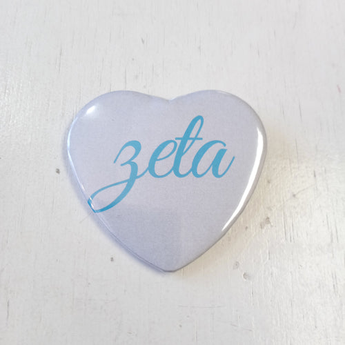 Heart Button- Zeta Tau Alpha