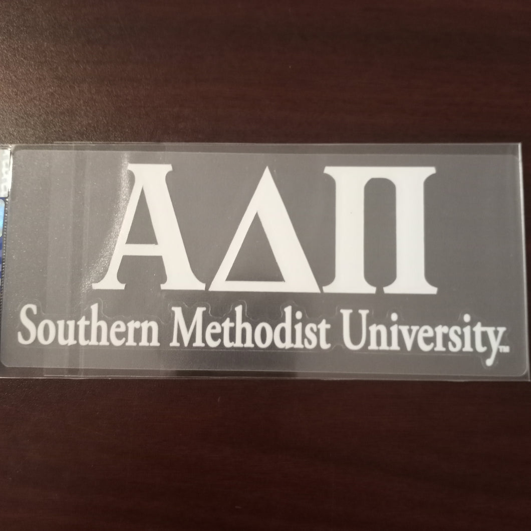 SMU Car Decal - Alpha Delta Pi