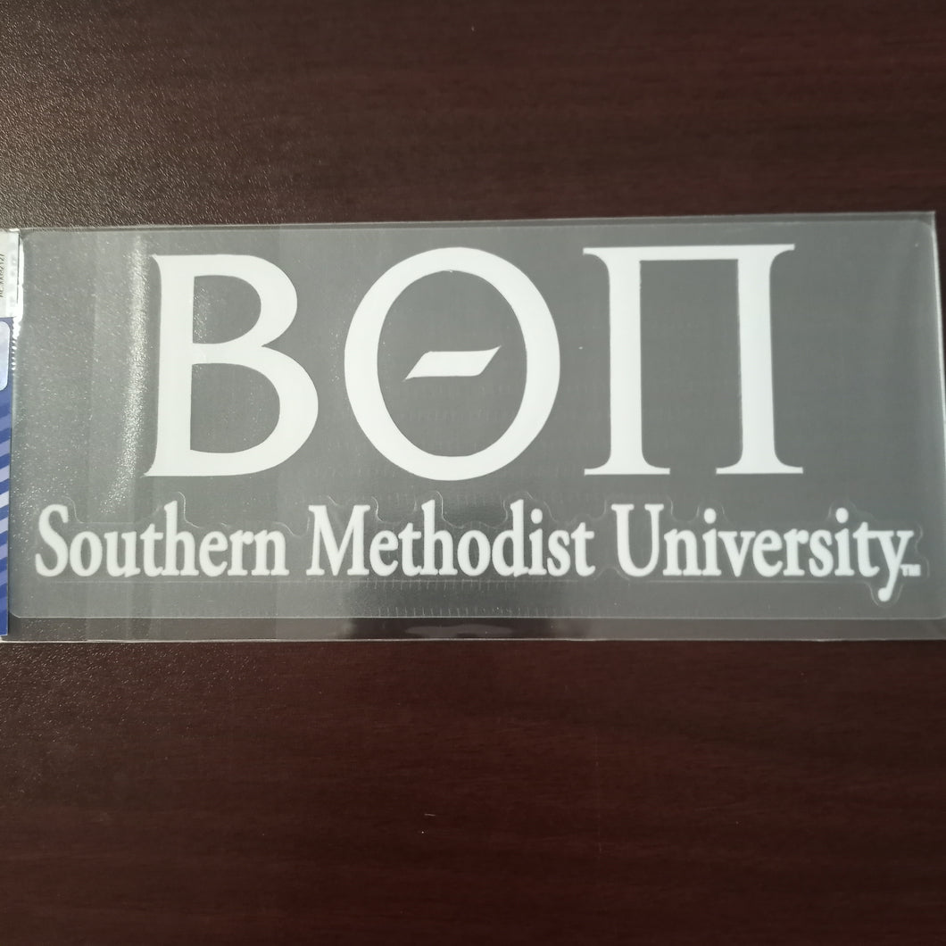 SMU Car Decal - Beta Theta Pi