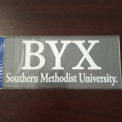 SMU Car Decal - Beta Upsilon Chi