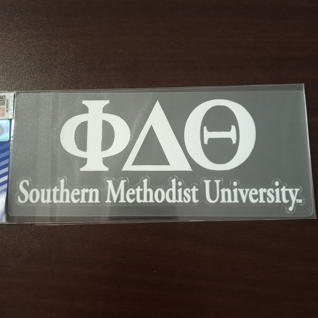 SMU Car Decal - Phi Delta Theta