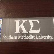 SMU Car Decal - Kappa Sigma