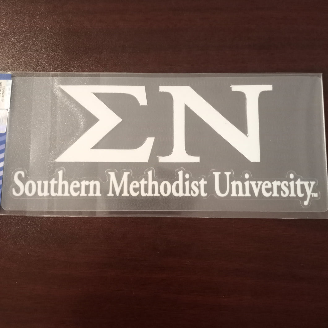 SMU Car Decal - Sigma Nu