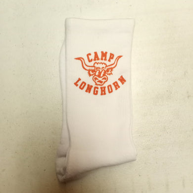 Camp Crew Socks- Longhorn