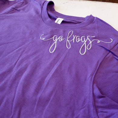 Go Frogs Embroidered Youth Tee