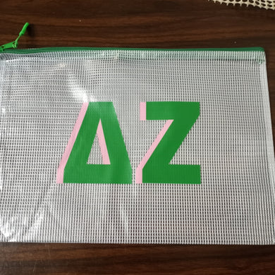 Zip Bag- Delta Zeta