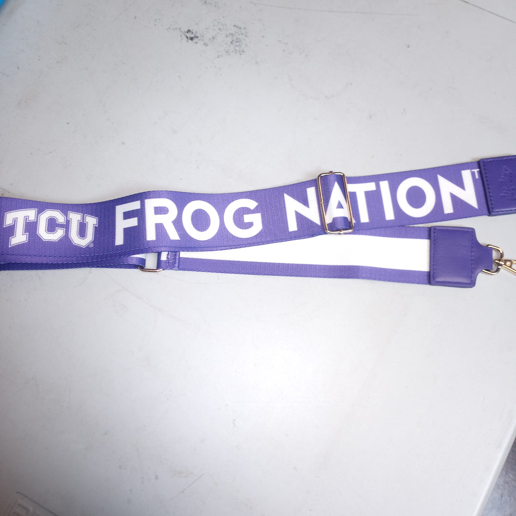 Frog Nation TCU Purse Strap