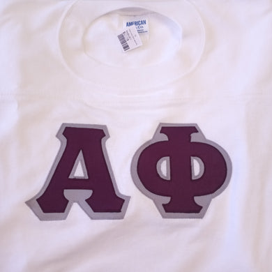 Stitch Jersey Shirt- Alpha Phi