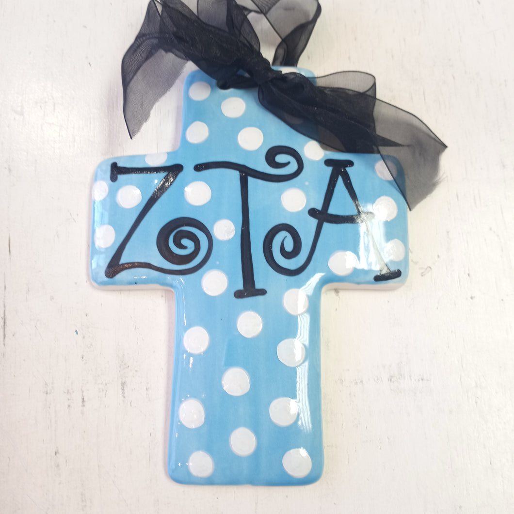 Large Sorority Cross - Zeta Tau Alpha