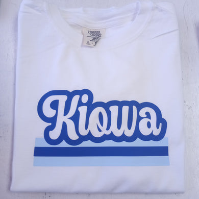 Retro Stripe Camp Tee- Kiowa