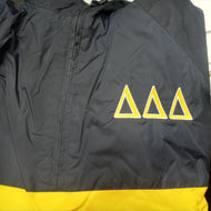 Tri Delta Rain Jacket- Letters