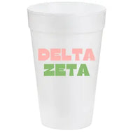 Multi-Color Styrofoam Cups- Delta Zeta
