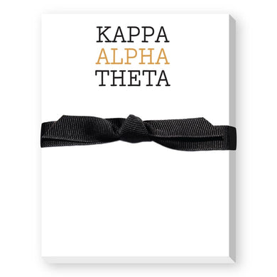 Typewriter Mini Notepad- Kappa Alpha Theta