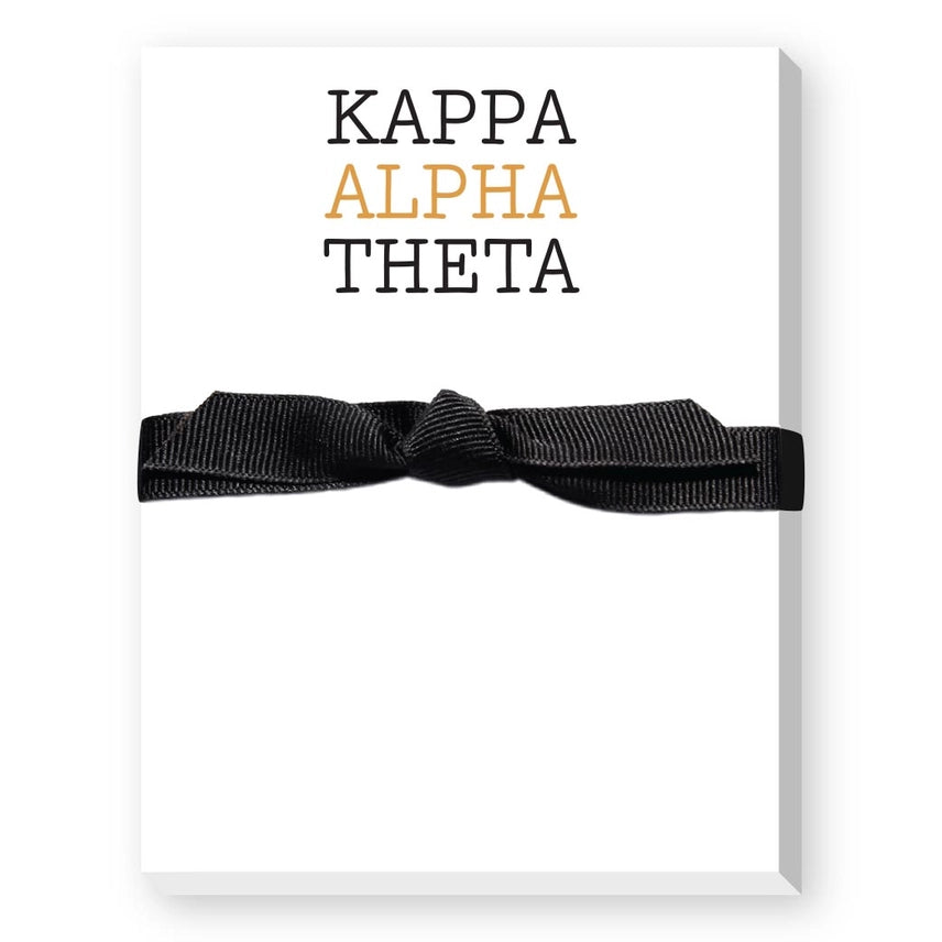 Typewriter Mini Notepad- Kappa Alpha Theta