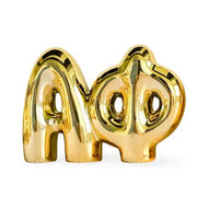 Gold Bubble Shelf Letter-Alpha Phi