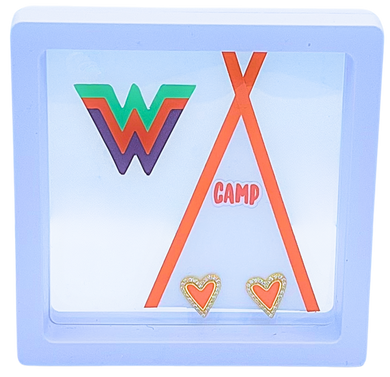 Camp Earrings- Waldemar Orange