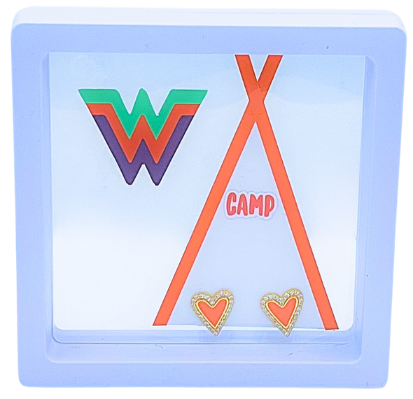 Camp Earrings- Waldemar Orange