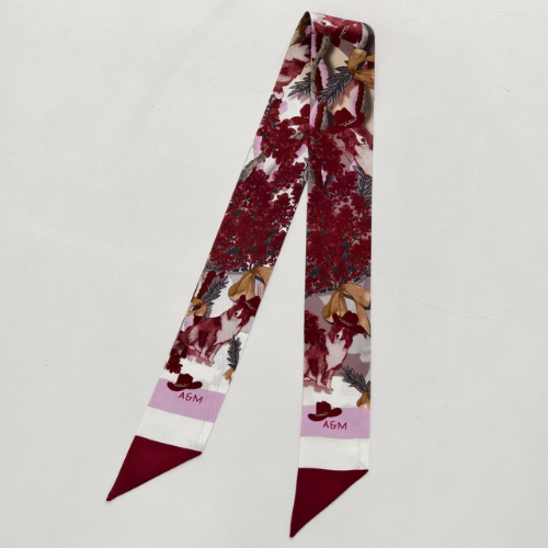 Maroon Reveille Skinny Scarf