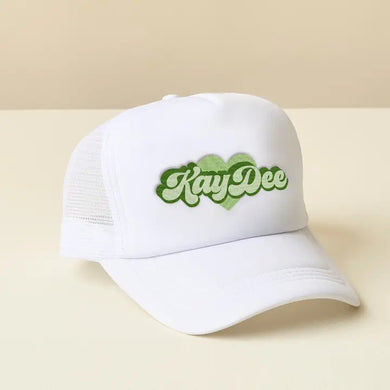 Sorority White Trucker Hat-Kappa Delta