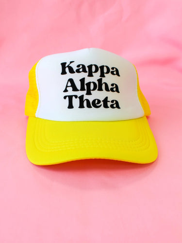 Sorority Traveler Trucker Hat- Kappa Alpha Theta