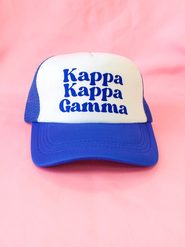 Sorority Traveler Trucker Hat- Kappa Kappa Gamma