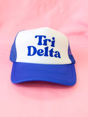 Sorority Traveler Trucker Hat- Delta Delta Delta
