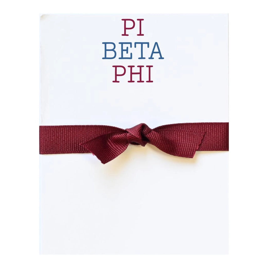 Typewriter Mini Notepad- Pi Beta Phi