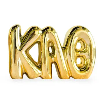 Gold Bubble Shelf Letter-Kappa Alpha Theta